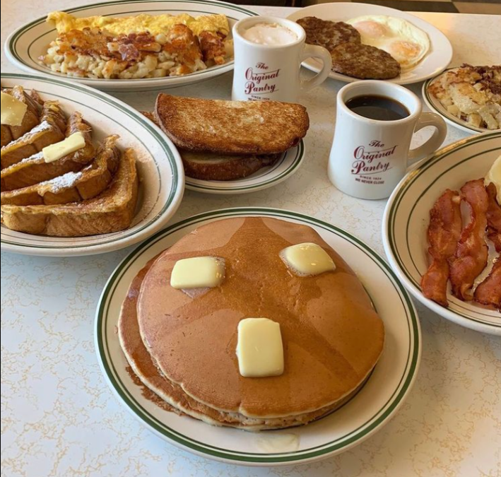 A breakfast situation at The Original Pantry. Photo via @theoriginalpantryofficialpage/Instagram.